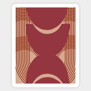 Modern Abstract Art Sticker